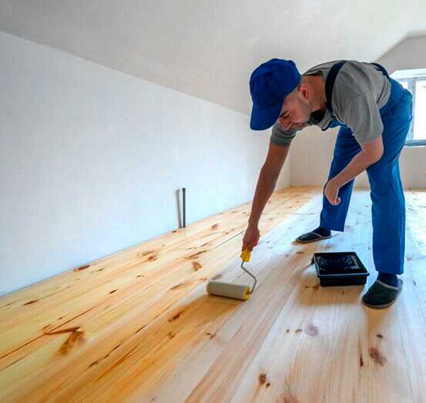 Как положить плитку на деревянный пол