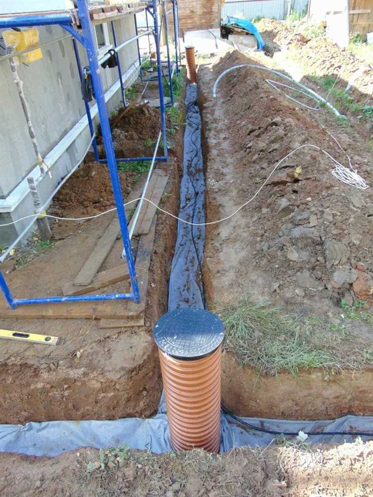 Проверка работы дренажных колодцев и смотровых шахт