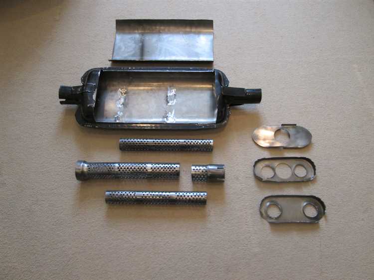 Сборка корпуса глушителя с использованием сварки и крепежа