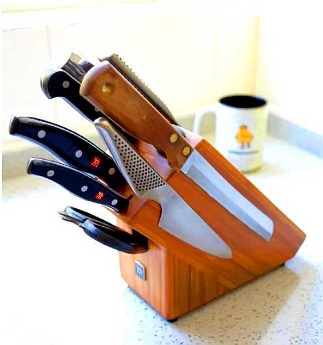 Методы защиты поверхности ножей и держателя от повреждений