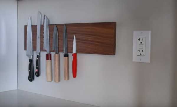 Как сделать магнитный держатель для ножей своими руками Как сделать магнитный держатель для ножей своими руками