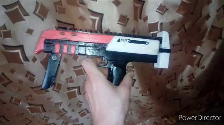 Сборка подвижных элементов макета MP7