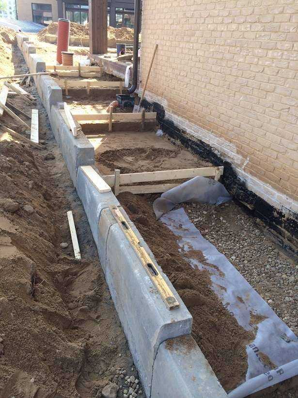 Способы отвода воды от отмостки на наклонной местности