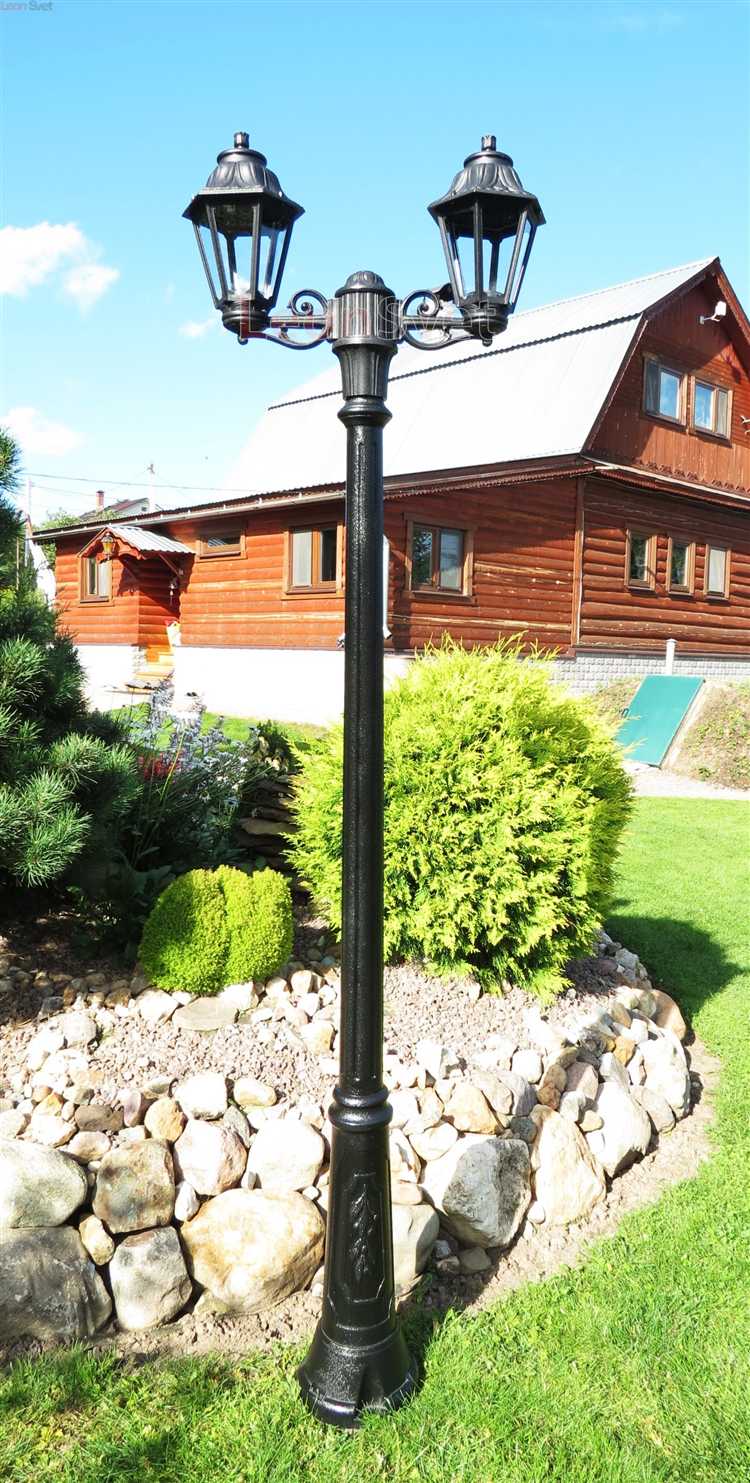 Выбор подходящего материала для столба фонаря