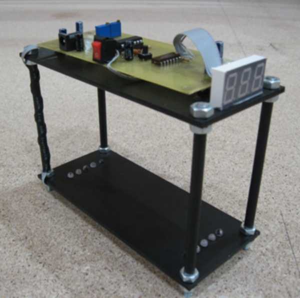 Сборка сенсорной части и установка фотодиодов