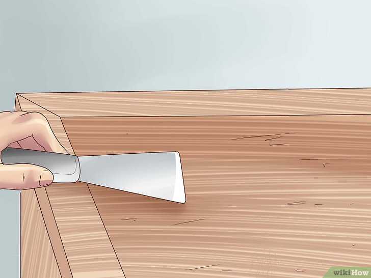 Как убрать гумирку со шпона