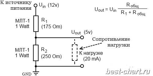 Понижение сетевого напряжения с помощью RC-цепей