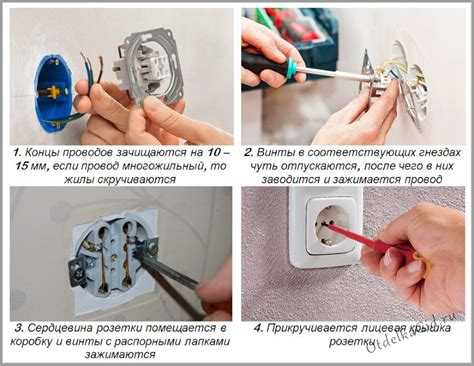 Как установить розетку без подрозетника