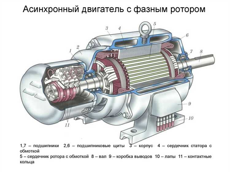 Конструкция фазного ротора и его особенности