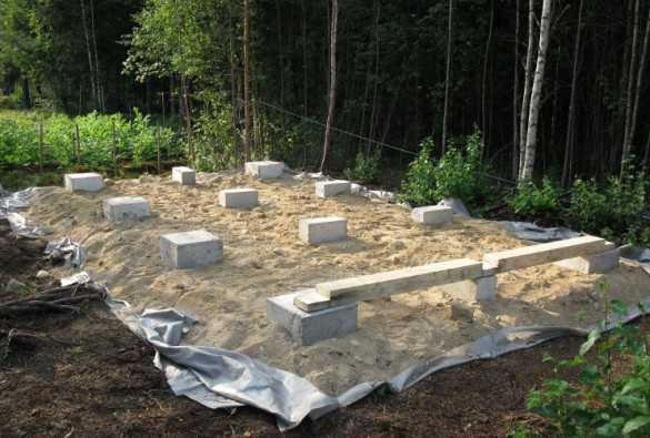 Пошаговый процесс выравнивания блоков по уровню