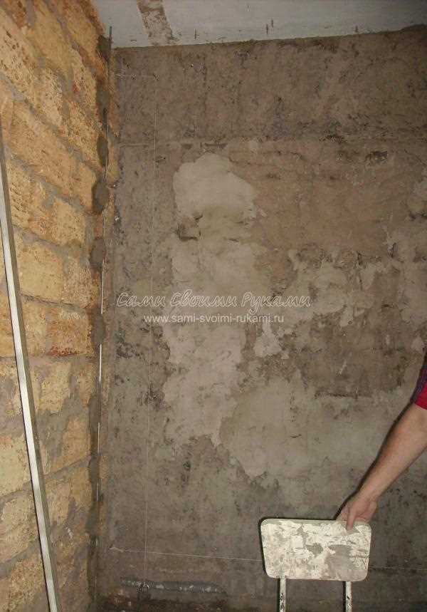 Чем и как заделывать штробы и полости после демонтажа маяков