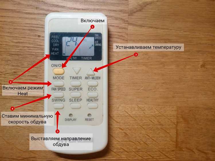 Температурные ограничения для работы кондиционера на обогрев