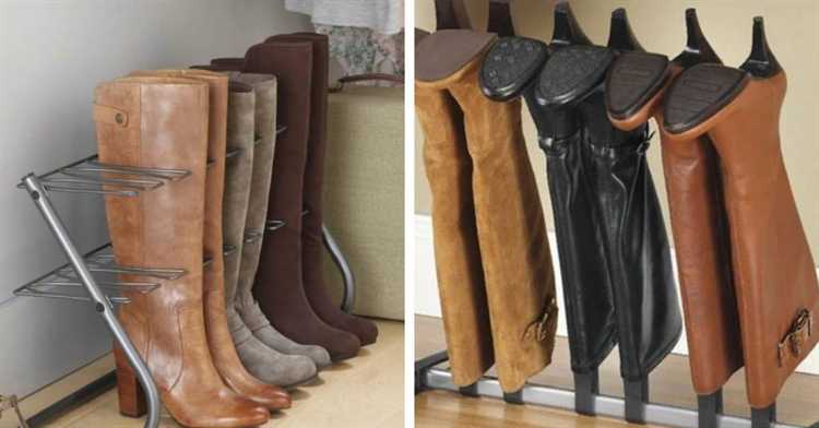 Использование вкладок для поддержания формы голенища