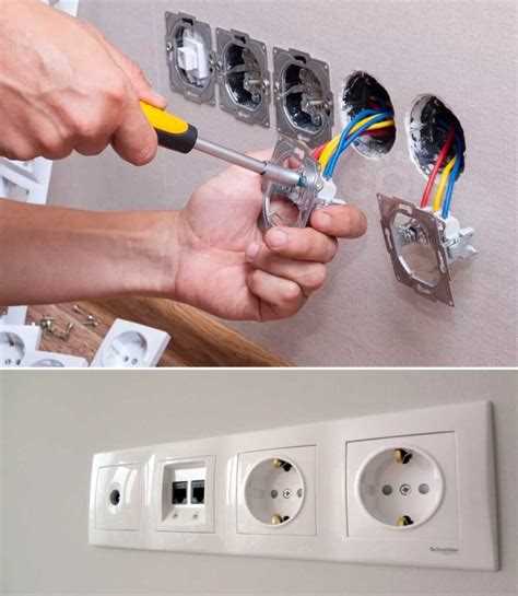 Как закрепить розетку в гипсокартоне