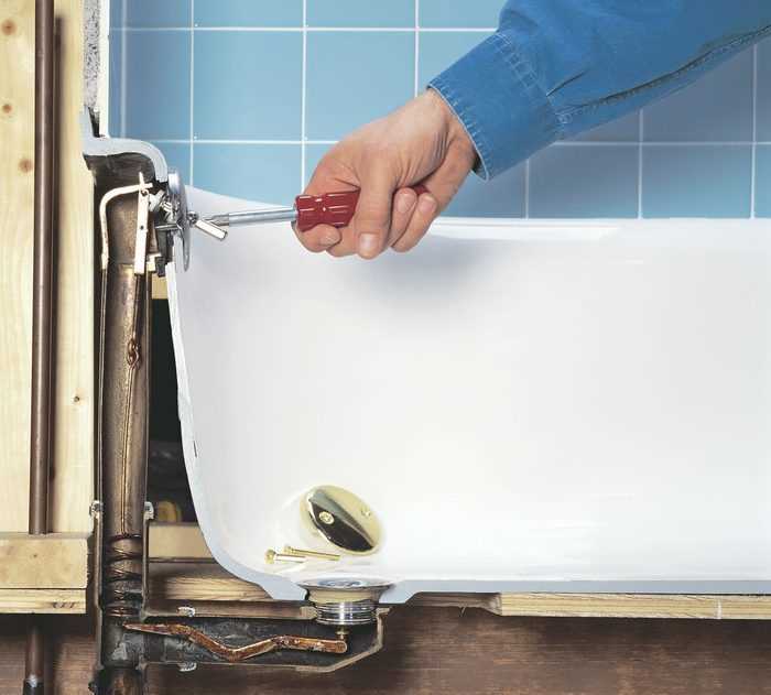 Выбор крепежных материалов для фиксации ванны