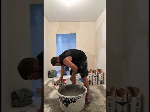 Как залить наливной пол одному человеку