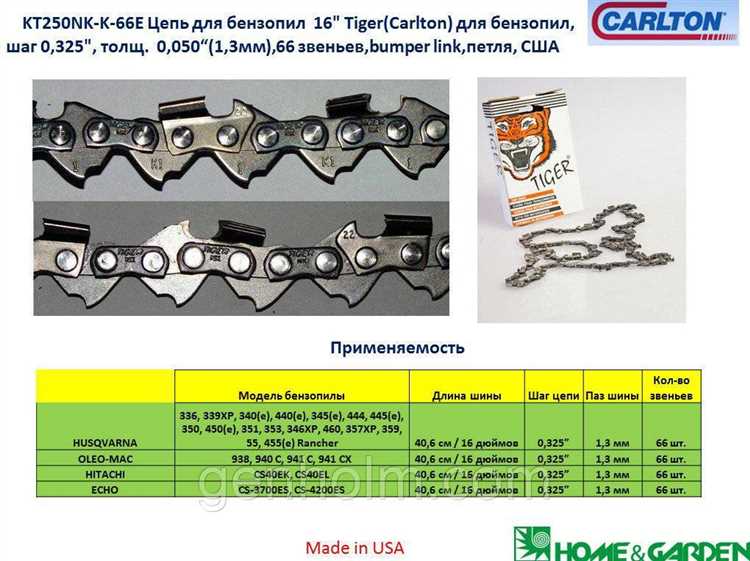Как замерить шаг цепи бензопилы