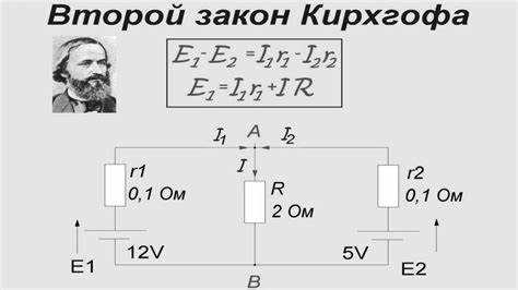 Применение закона Кирхгофа при анализе сложных электрических схем