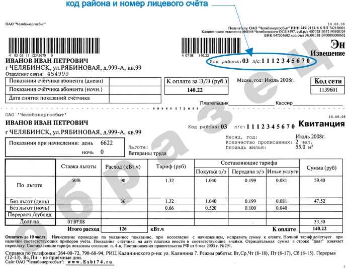 Особенности заполнения квитанции при оплате через банк или онлайн