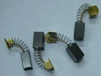 Причины образования искрения при контакте щеток с коллектором