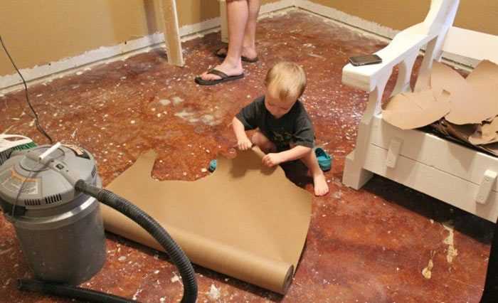 Пол в мастерской из чего лучше сделать Пол в мастерской из чего лучше сделать