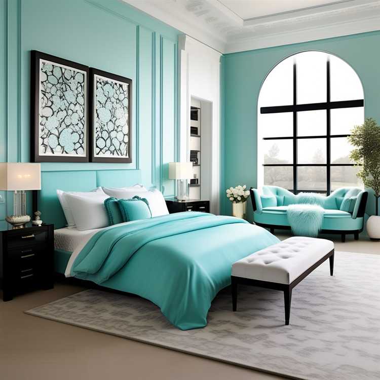 Как цвет тиффани сочетается с пастельными тонами в интерьере