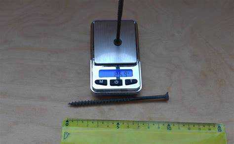 Погрешности и отклонения при измерении массы саморезов