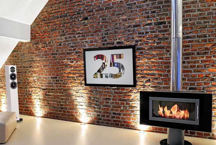 Стены под кирпич в интерьере как сделать