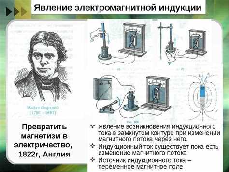 В чем заключается закон электромагнитной индукции