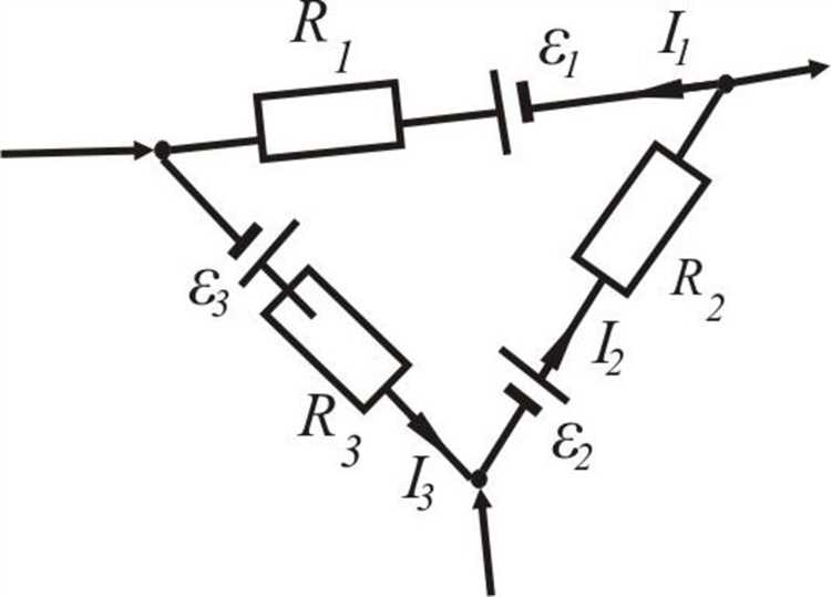 Как применять второе правило Кирхгофа для расчёта сложных замкнутых контуров
